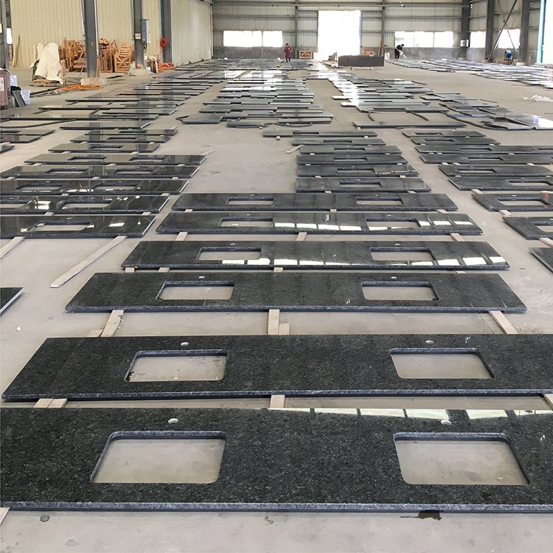 Premium Steel Gray Granite Kitchen Countertop for Modern Homes