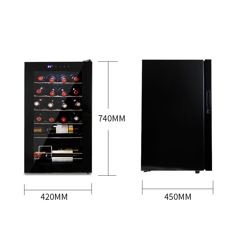 Sensitive Touch Screen Control Panel Hotel Minibar with Auto Key Lock