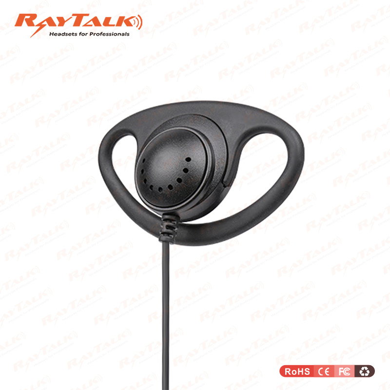 Quick-Disconnect D-Shape Adjustable Over-Ear Headset Hook