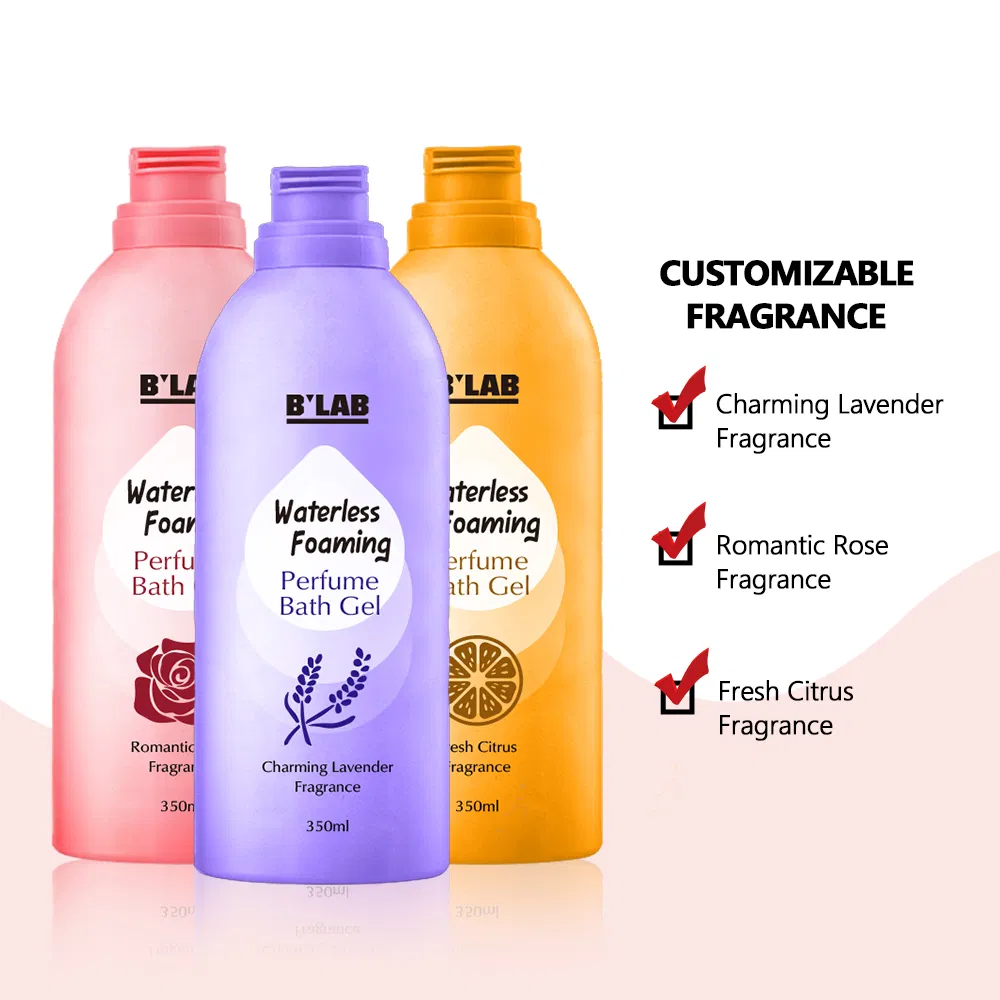 OEM 350ml Organic Body Wash Lightening Whitening Cleaning Foaming Mousse Shower Gel