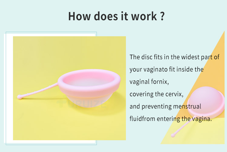 Disco Menstrual Suave Reutilizable Con 2 Tamañ OS (S y L) Menstrual Cup Disco Menstrual Silicona De Grado Mé Dico Con Caja De Silicona