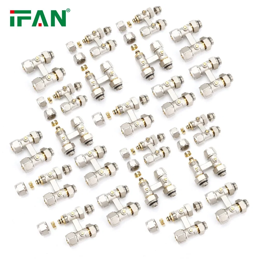 Ifan Silver Color Thermostatic Radiator H Valve 1/2" 3/4" Straight H Radiator Valve