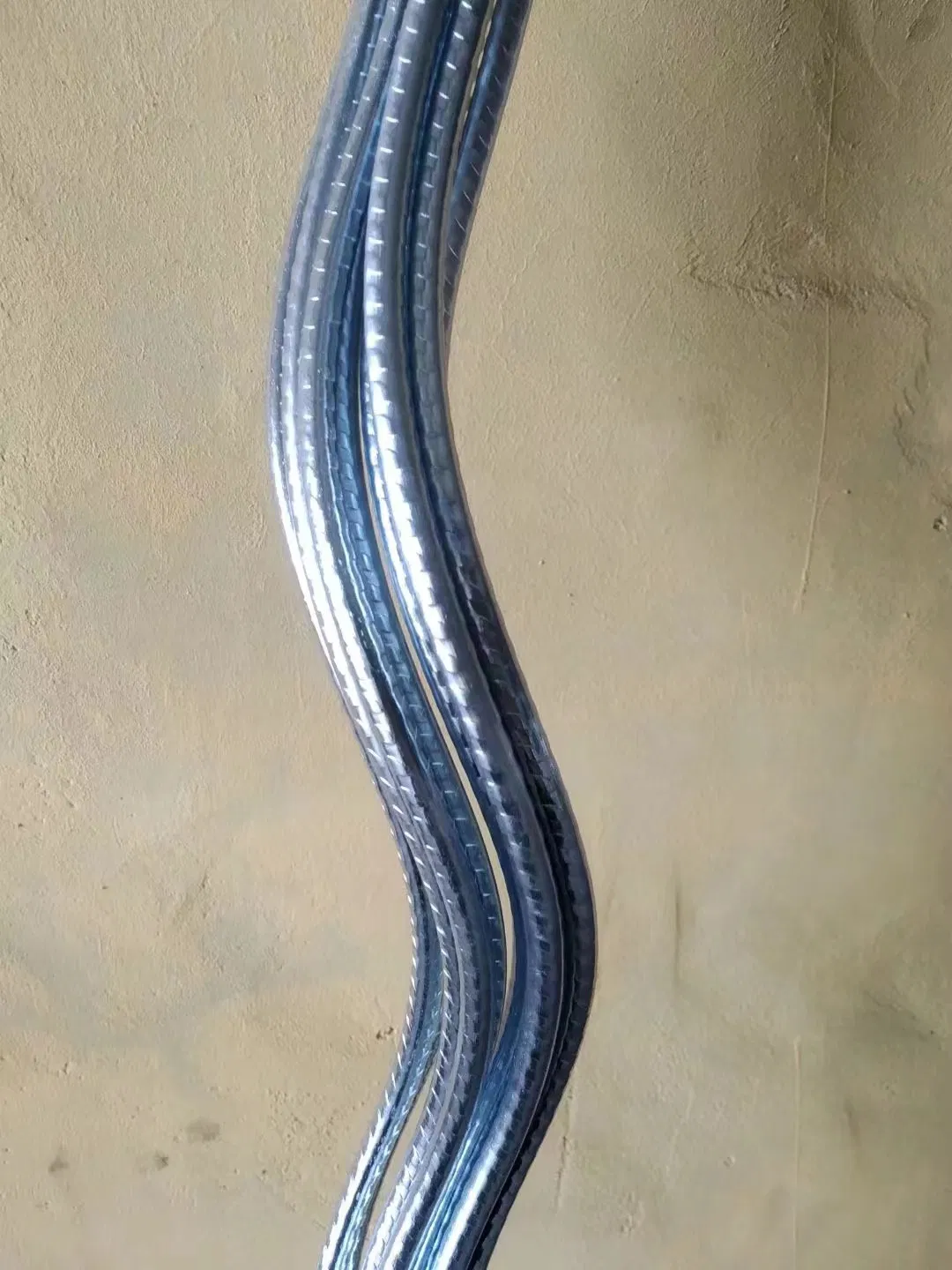 PVC Coated Circular Iron Spiral Wire Stake Climbing Planting Support