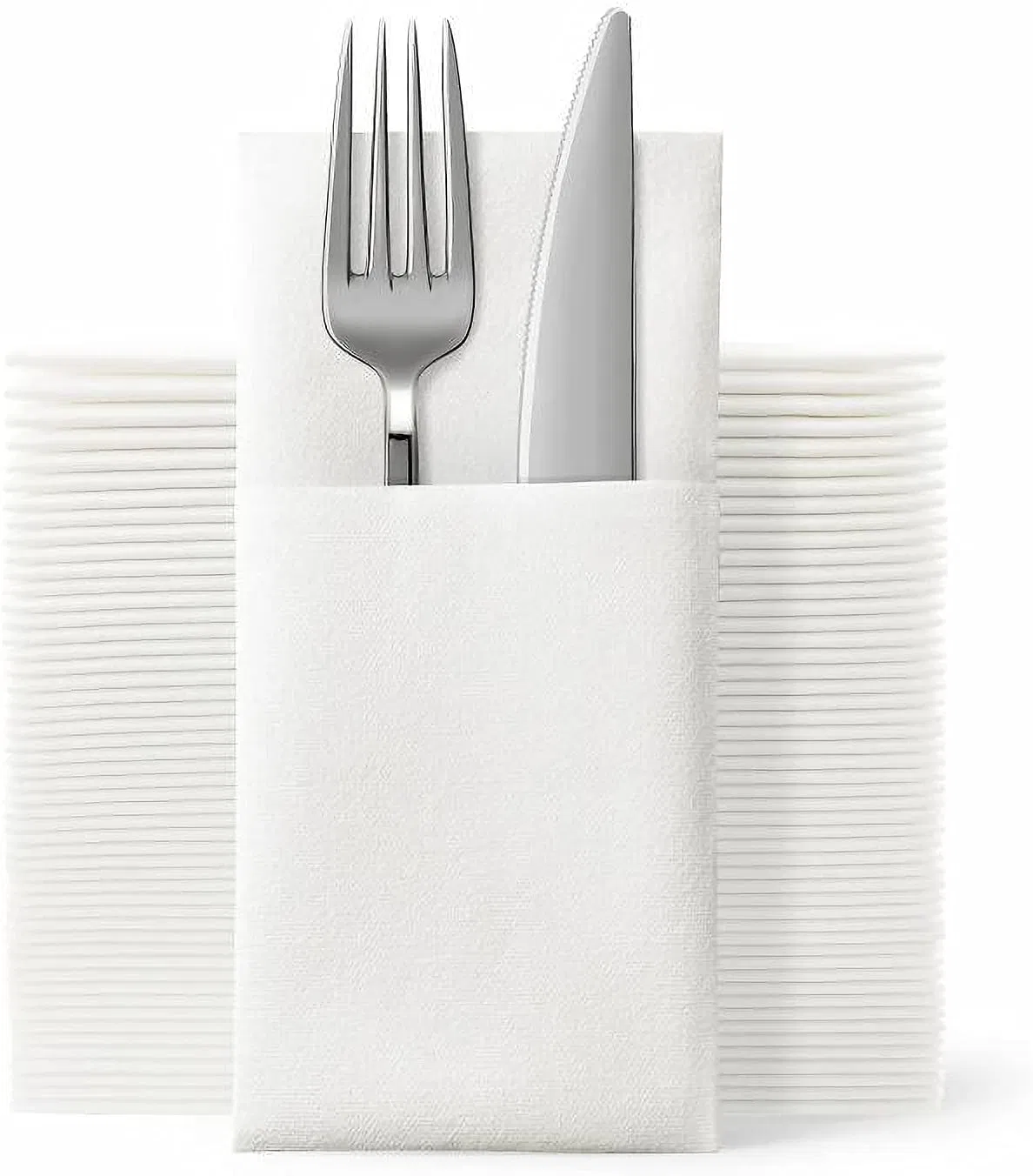 Custom Eco-Friendly Airlaid Napkin with Pocket for Hotel KTV Home