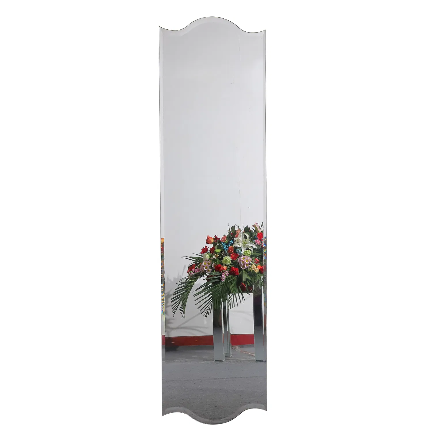 Fashion Decor Aluminum Framed Full Length Body LED Mirror with Stand Smart Floor Dressing Mirror with Lights Wall Mounted Mirror