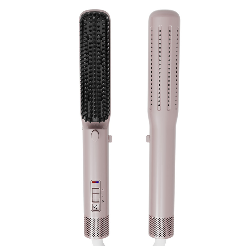 Bidisco Hot Selling Funds High Quality Hair Brush Private Label Flat Iron Electric Comb Auto Shut-off Function