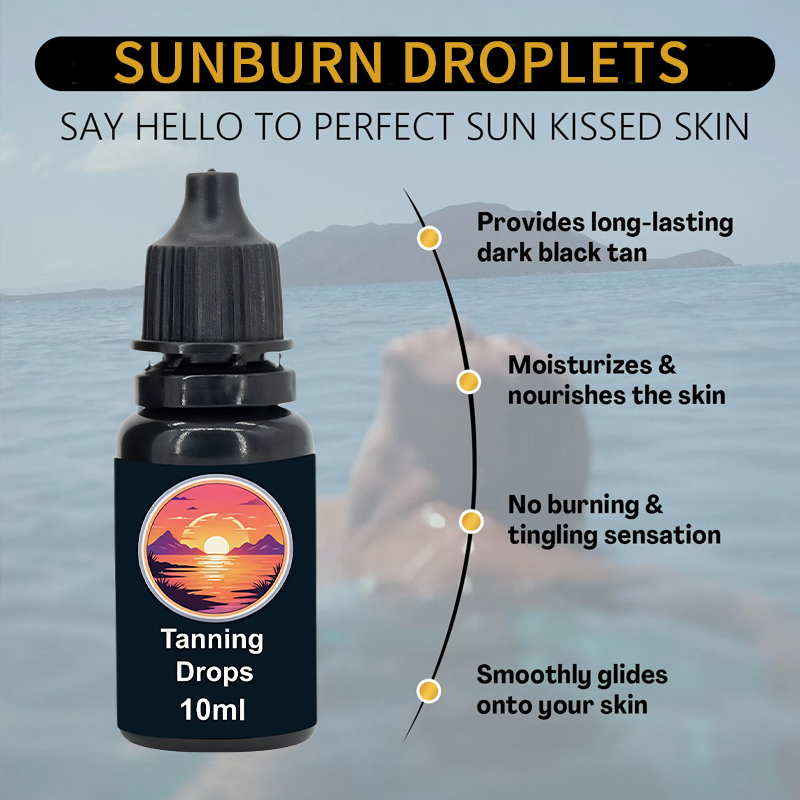 Custom Natural Oral Tanning Drops for a Healthy Dark Complexion