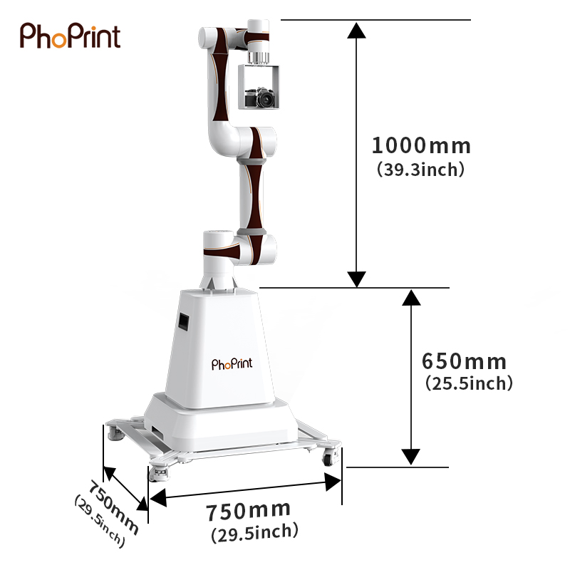 Photography Smart Robotic Arm Camera 6 Axis Robot Event Glambot Photo Booth