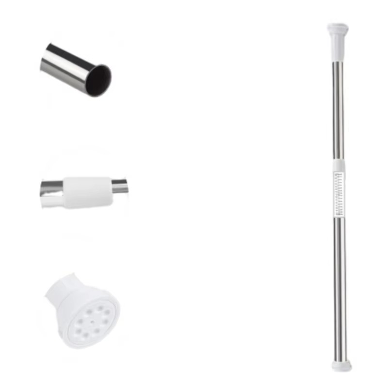 Promotional Great Quality Durable Non-Slip Mounted Adjustable Shower Curtain Pole