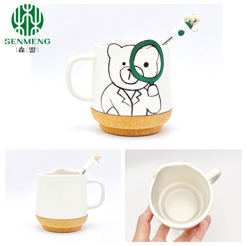 Lightweight Cork Bottom for Hot and Cold Beverage Cups Cork Base