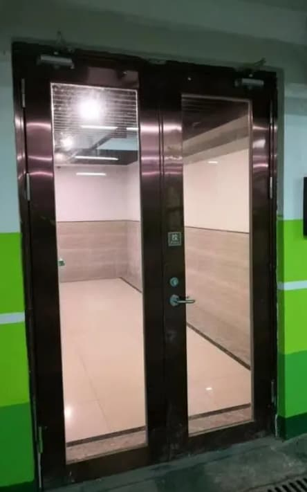 Glass Metal Modern Room Home Rated Fire Resistant Doors Steel Fire Proof Exit Door