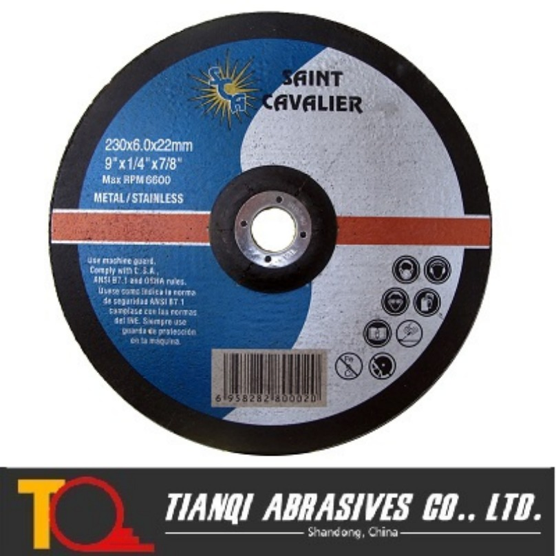 4 1/2'' Inch 115X6.0X22.2mm Abrasive Polishing Cut off Disc Flap Cutting and Grinding