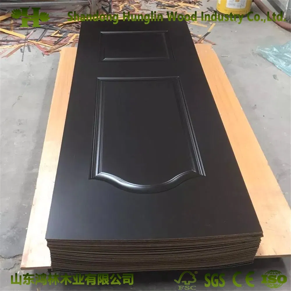 2150X1020X3mm Decorative Interior Melamine Molded HDF Door Skin