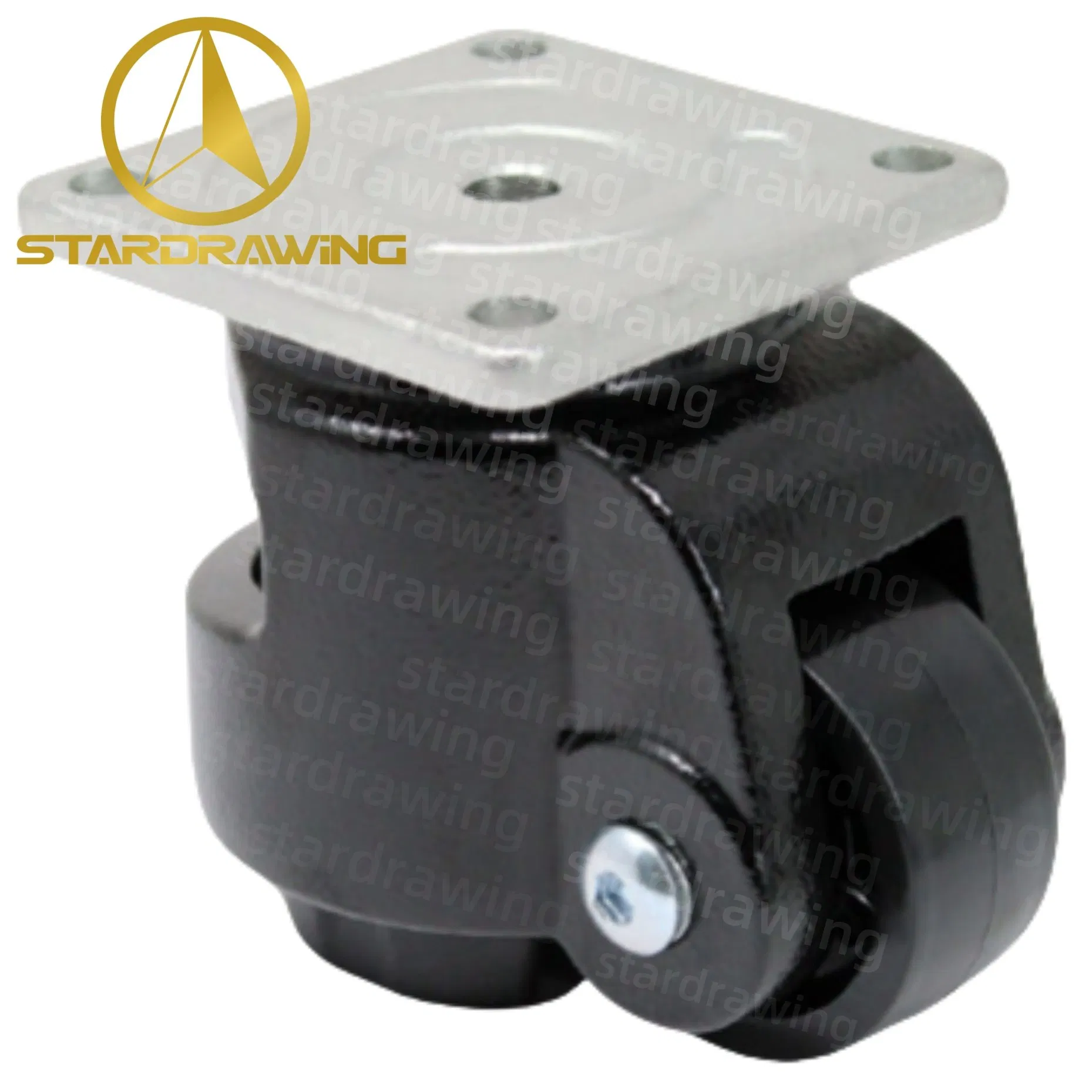 Stardrawing 110/600/1300/2200 Lbs Leveling Caster Wheel Adjustable Leveling Casters