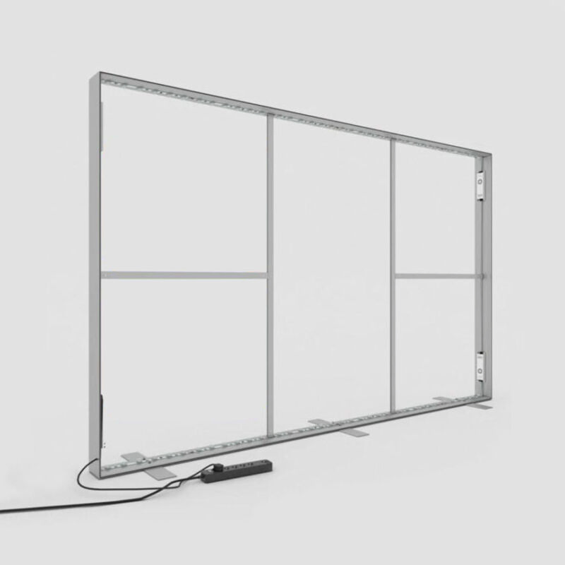 Freestanding 250*250 LED-Backlit Light Box for Trade Shows & Brand Identity Displays