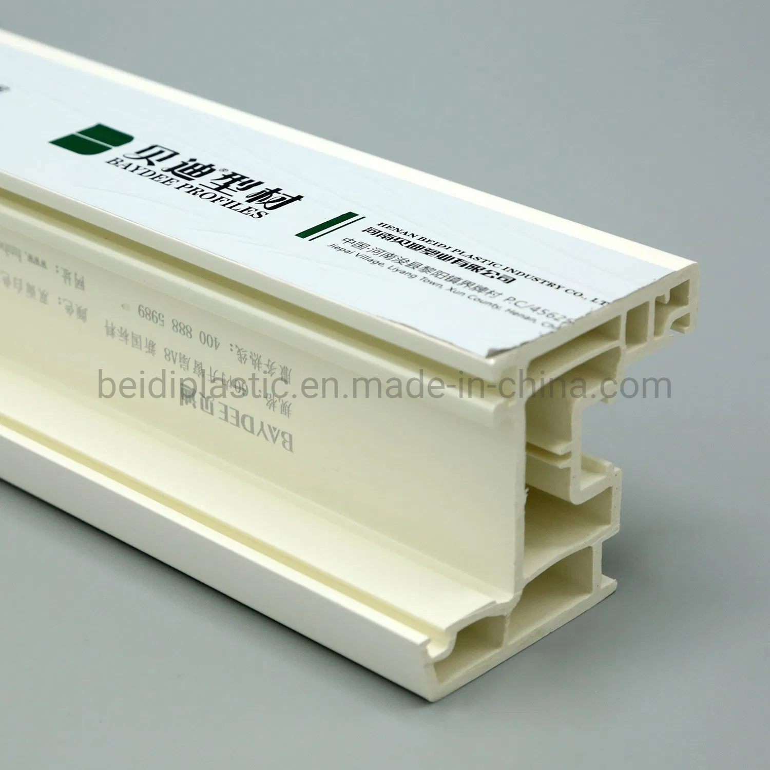 Baydee 60/70/80 UPVC Profile Casement Series for Ivory White/Blue Color Indian Market Hot Sell