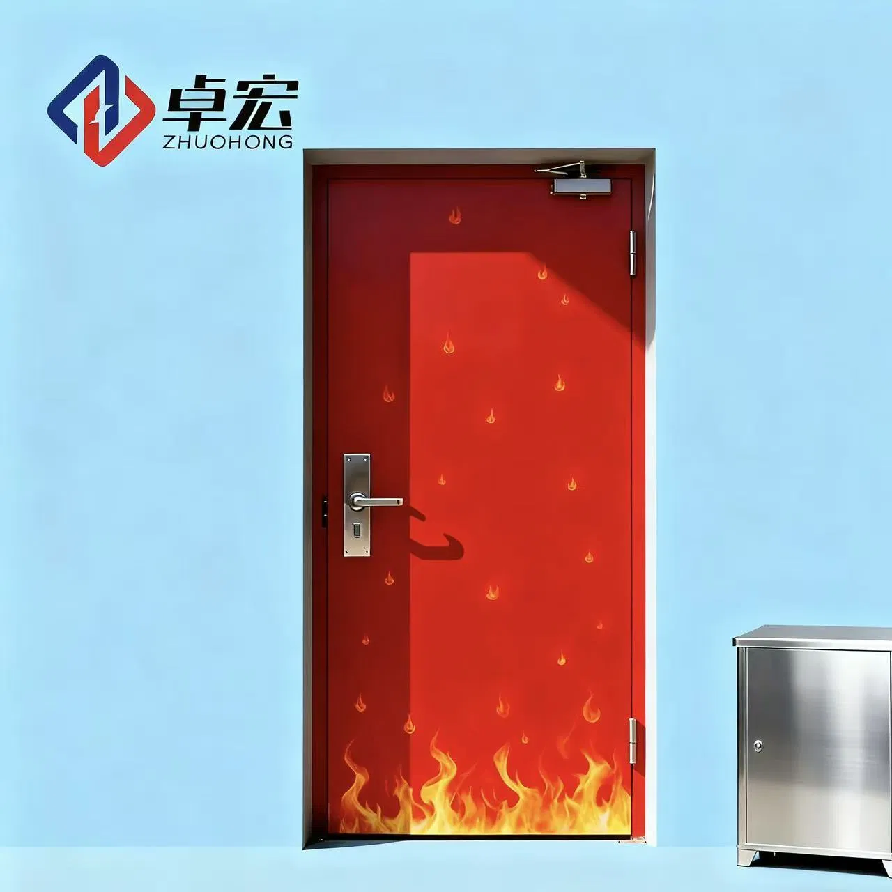 Contemporary Safety Doors - Steel Fire Doors with Graphic Design Options