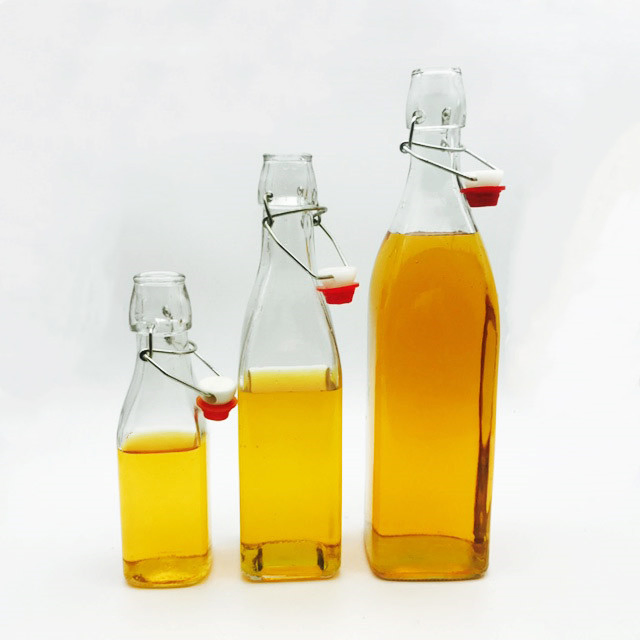 Best Seller Hot Sauce Bottles 8oz Chili Sauce Glass Container Plastic Lid