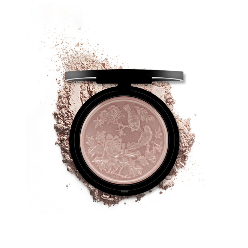 Customized Logo Embossed High-Gloss Powder Makeup V Face Shadow Profile Nose Shadow Multi-Color Concealer Repair Volume Blush Powder