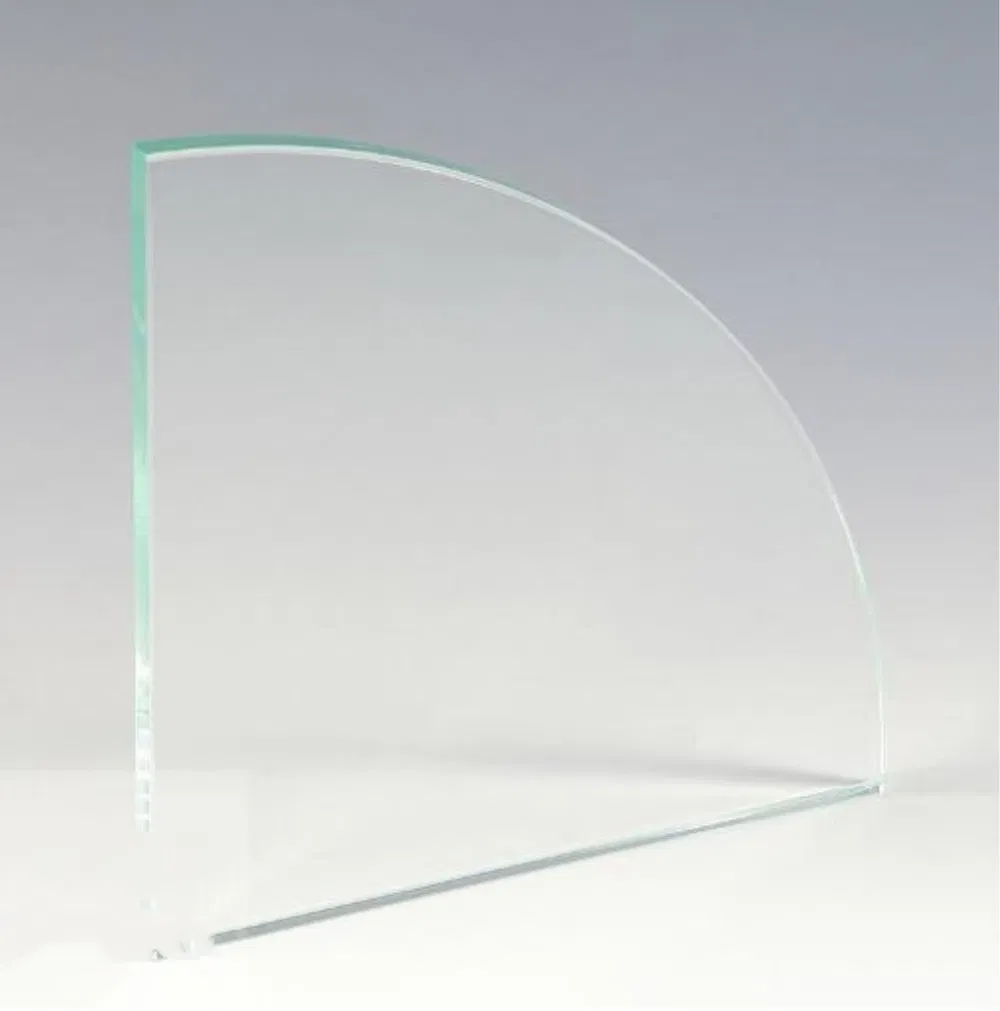 8mm Clear / Frosted Tempered Toughened Shelf Glass Glass Shelf for Showroom / Wall Corner