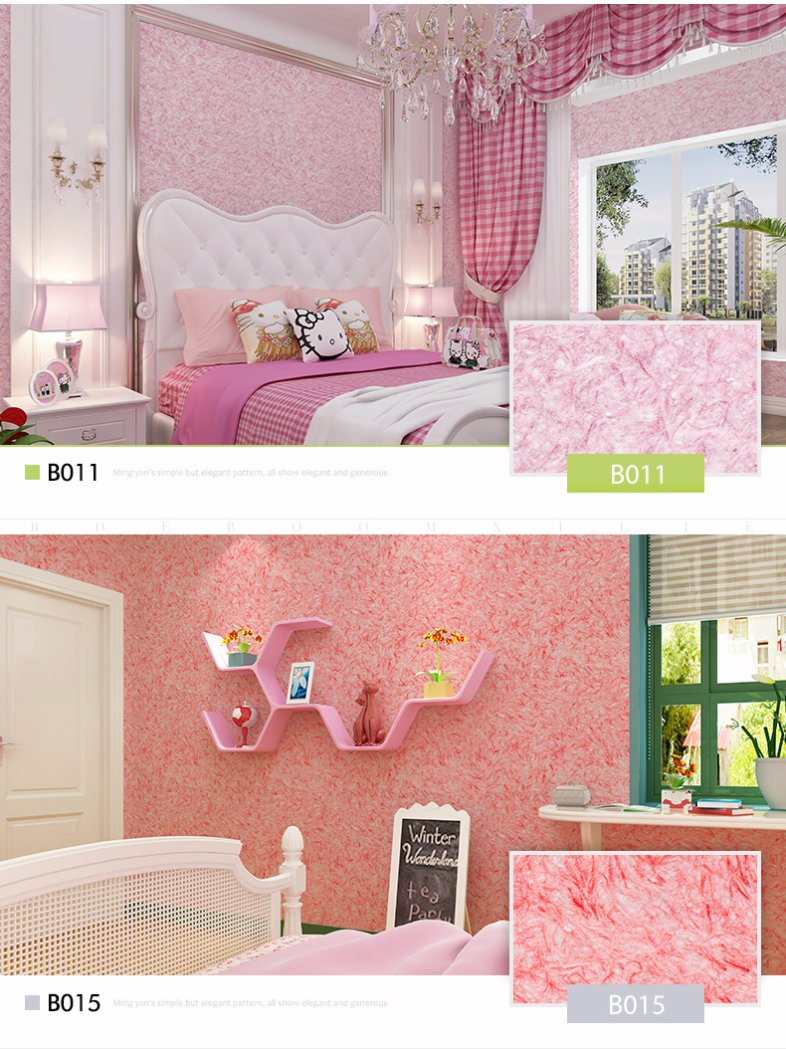 Healthy Artistic Cotton Liquid Wallpaper Silk Wall Coating