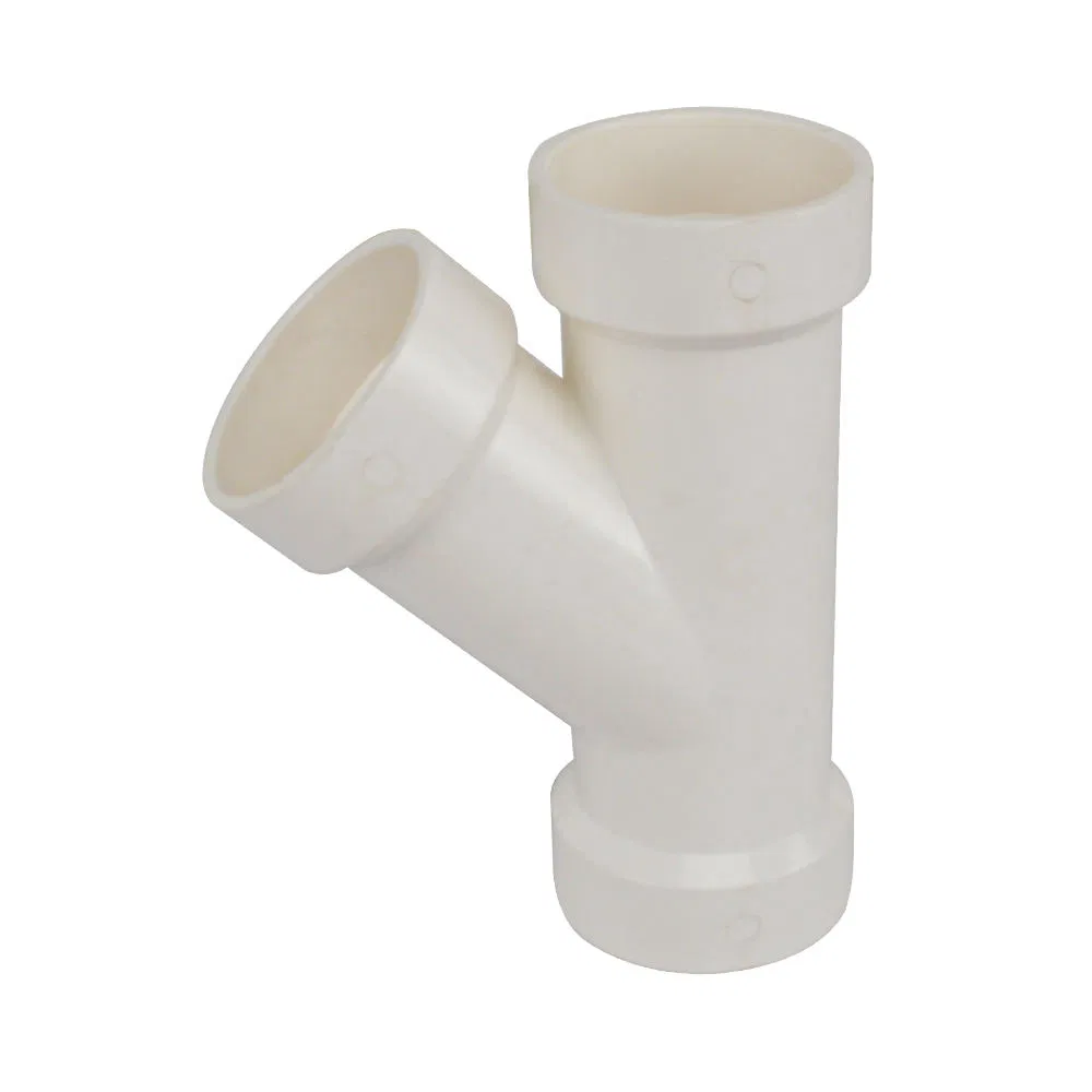 PVC Tee Connection Wye Plastic Pipe Dwv Fittings