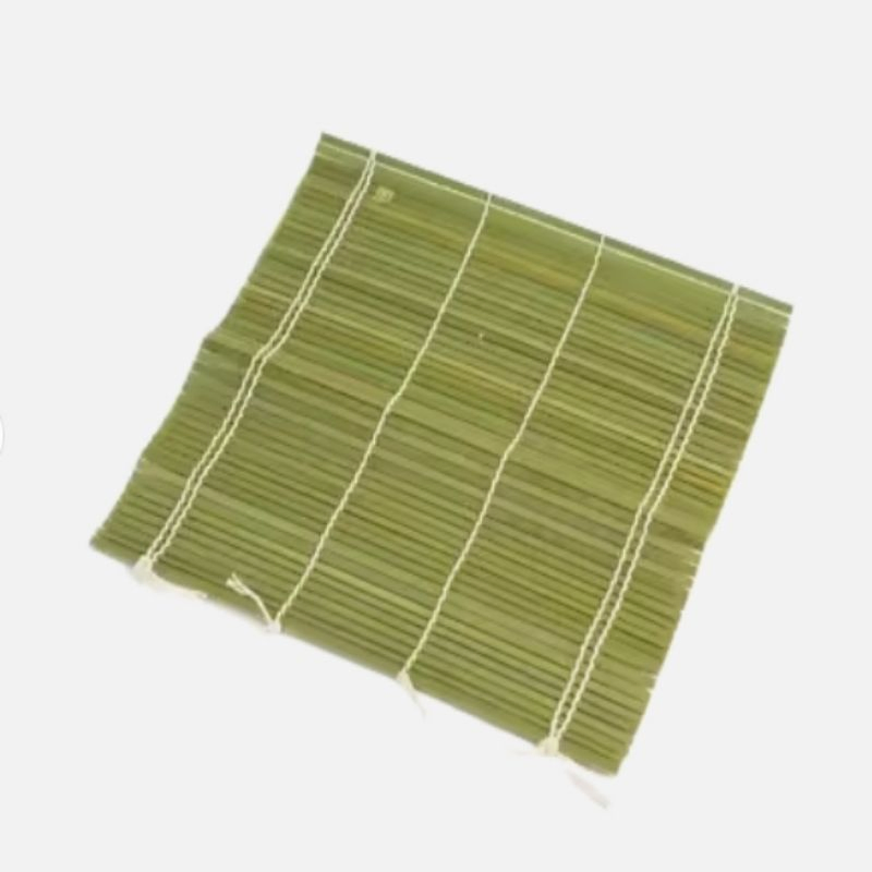 Natural Sushi Bamboo Curtain Green Skin Roll Curtain Japanese Cuisine Sushi Tool