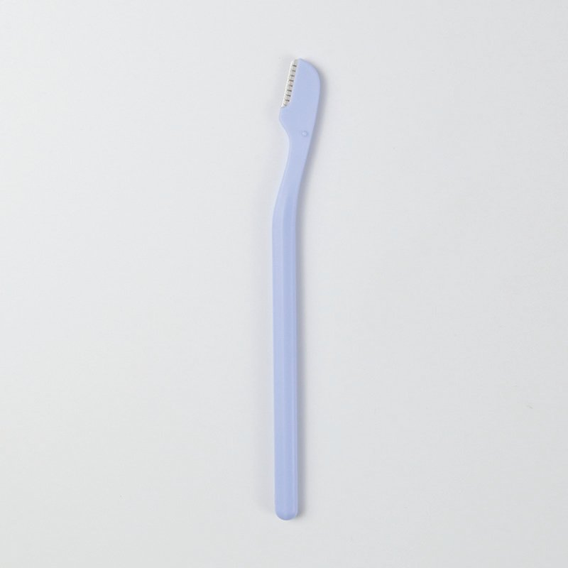 Portable Stainless Steel Double-Blade Disposable Razor & Travel Eyebrow Trimmer