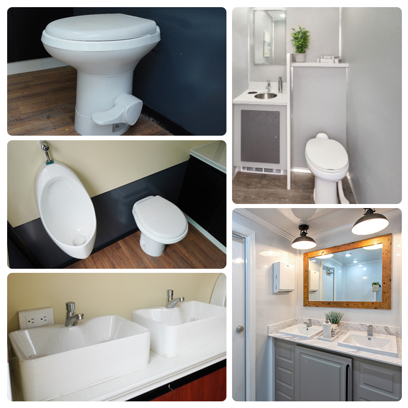 Solar-Powered Portable Bathroom Trailer for Eco-Friendly Outdoor Events