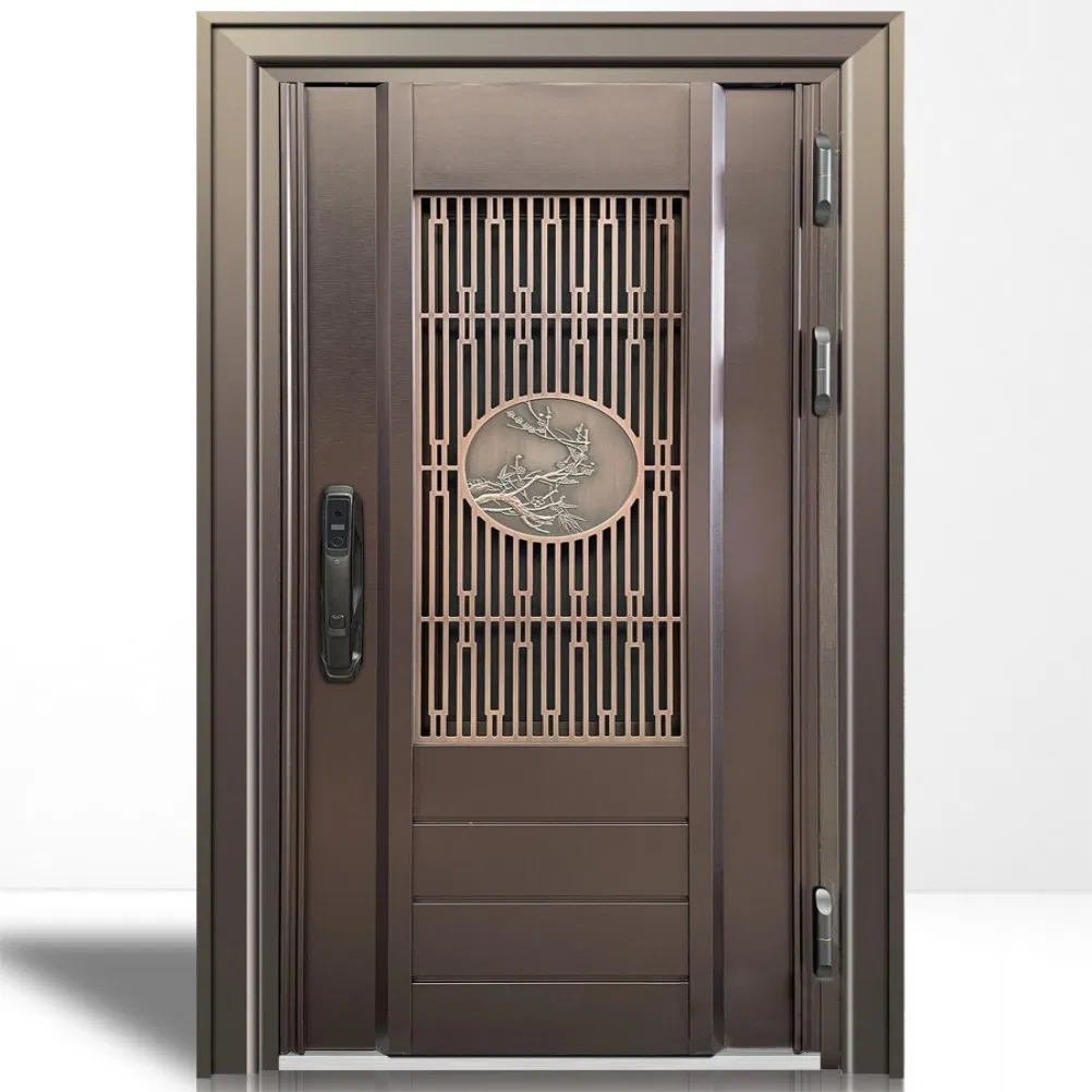 Adaptable Metal Robust Exterior Steel Door for Office Building