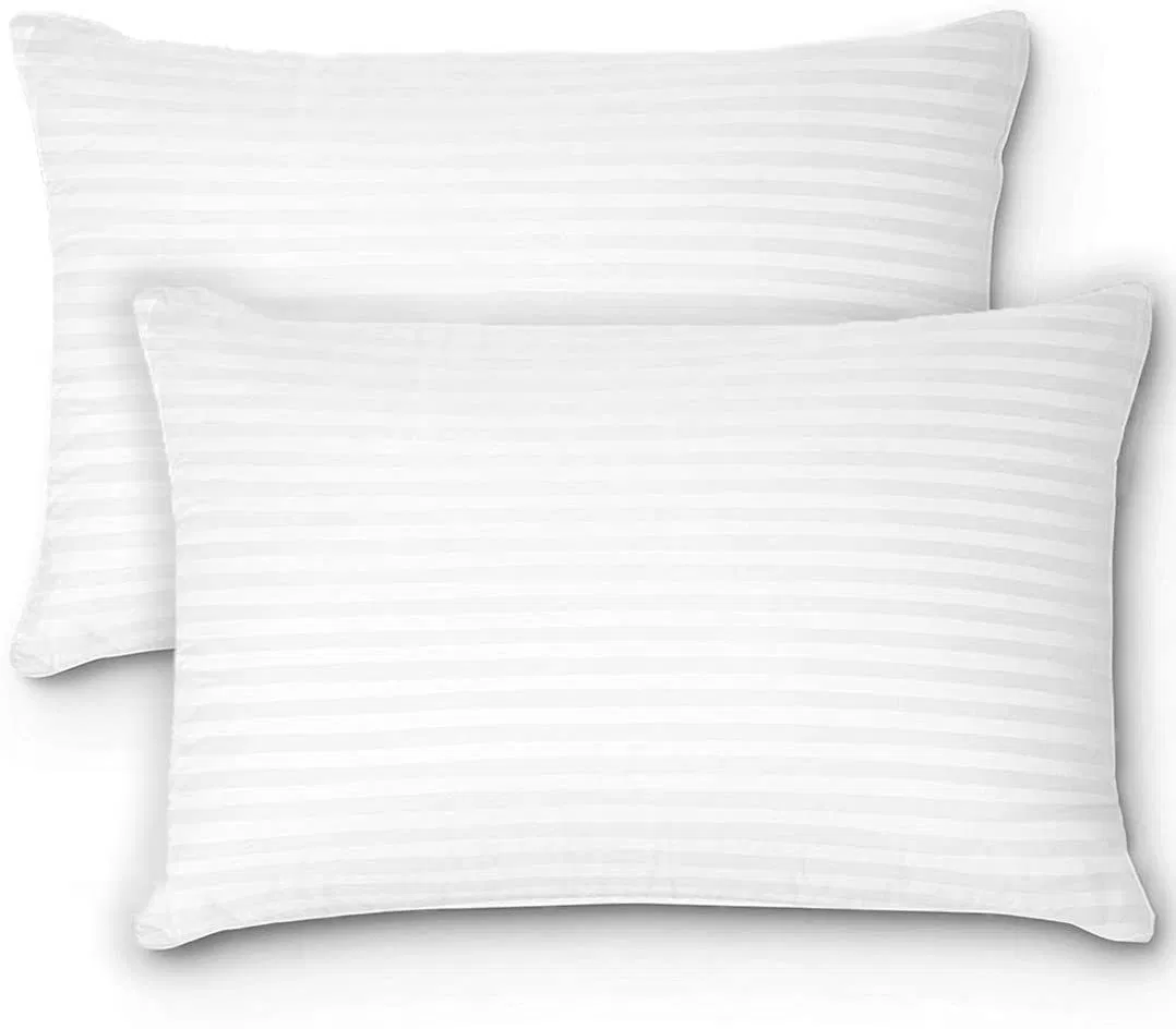 Bed Pillows Firm Luxury Hotel White Cotton Pillow Case Down Alternative Filling Hotel Pillow for Sleep