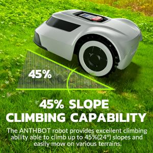 APP Control Self-Charging Boundary Wireless Collision Avoidance Robotic Lawnmower for Medium Yards