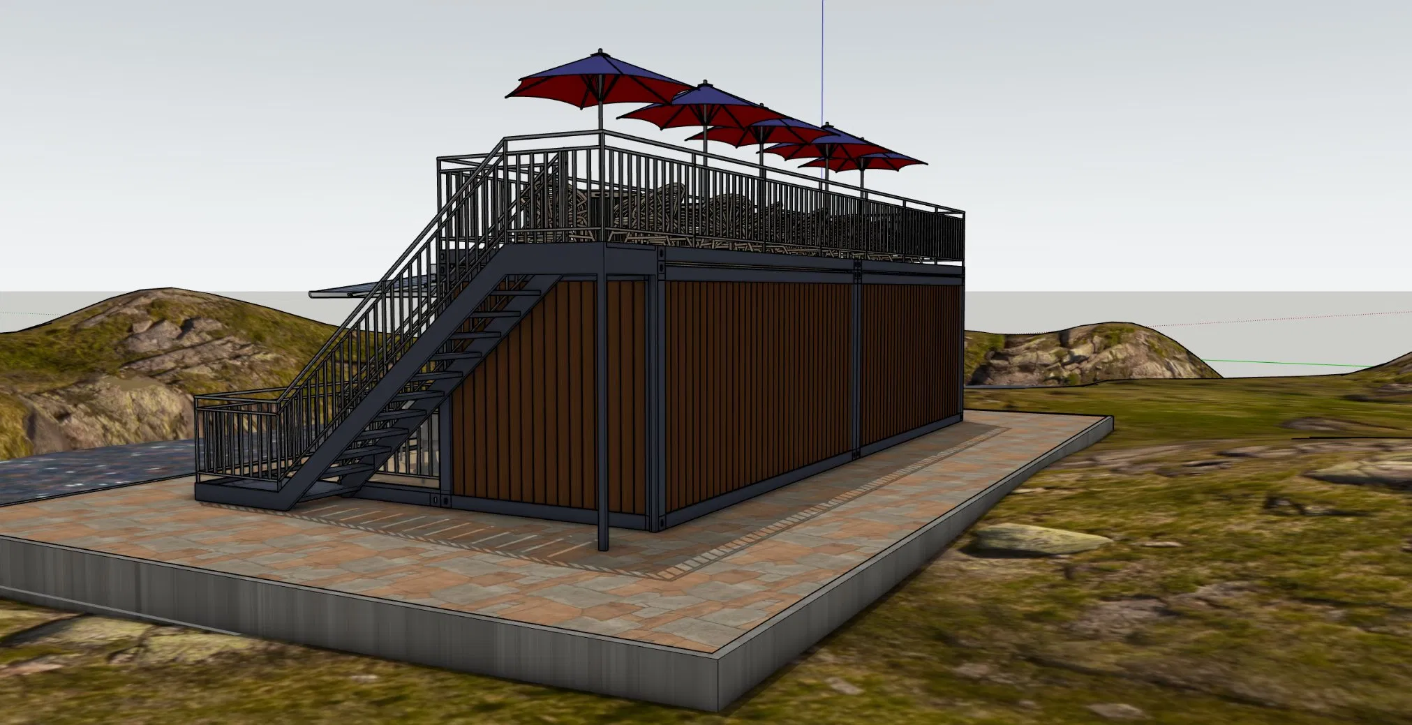 House Prefabricated Container House /Easy Shop and Trailer Booth