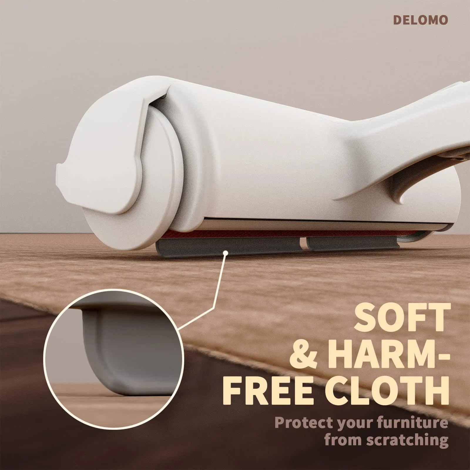 Upgraded Fur Removal Tool Reusable W/Self-Cleaning Base Pet Hair Remover Lint Roller