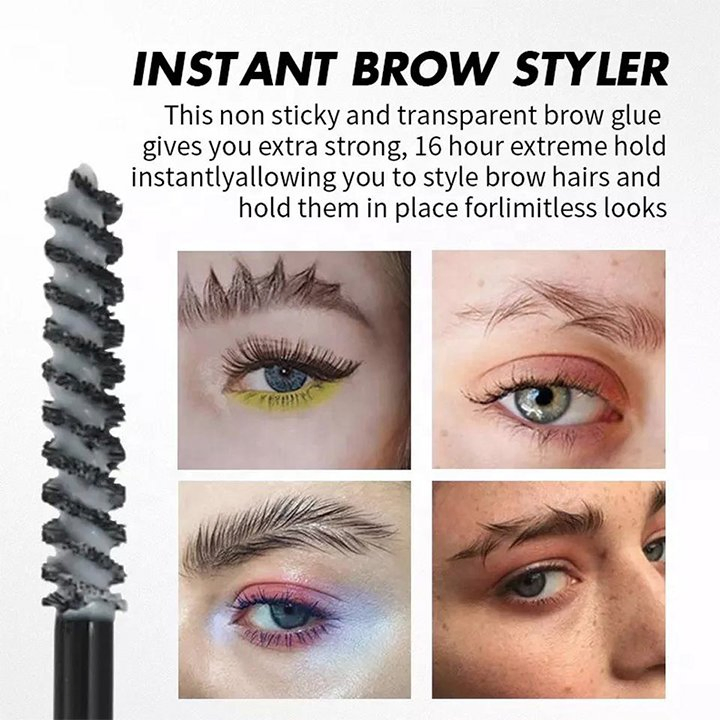 Wholesale No Logo Vegan Hold Brows Laminated Private Label Eyebrow Styling Wax Gel Waterproof Clear Lamination Brow Wax Gel