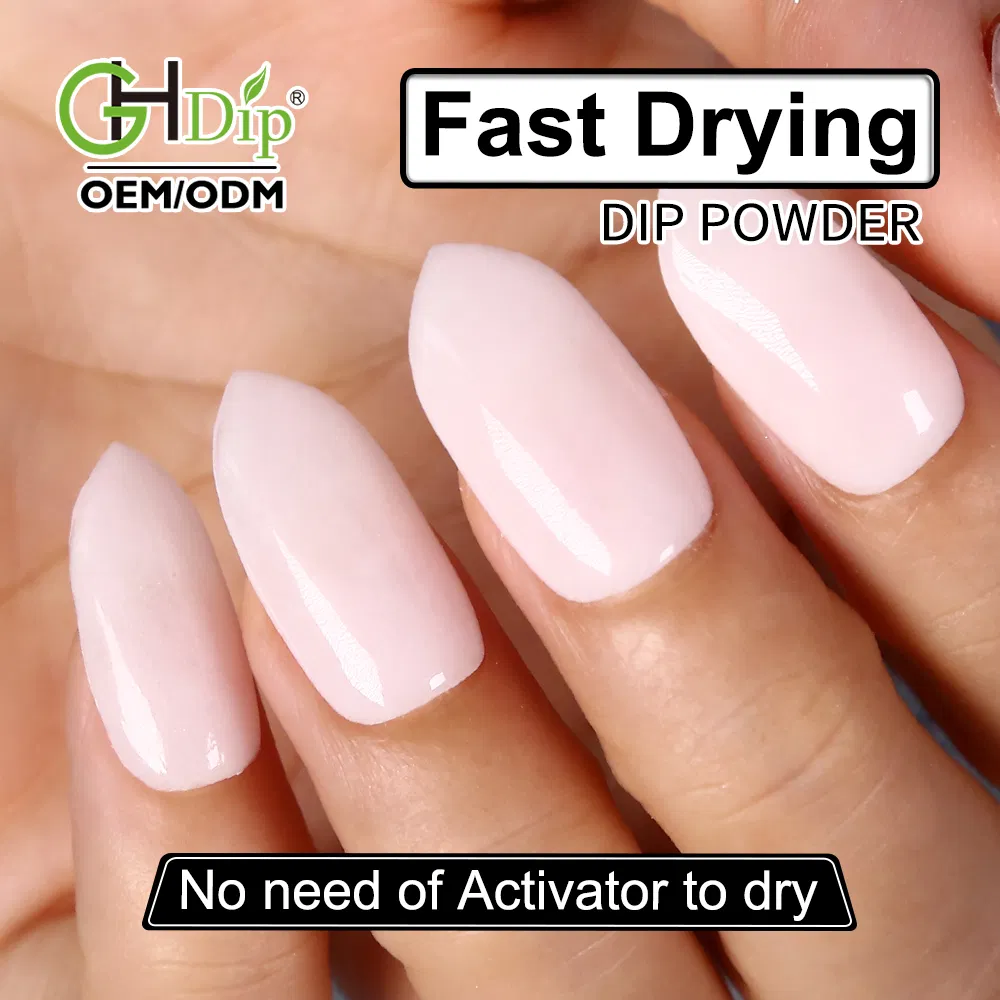 Fast Drying DIP Powder Nude Color Nail Art