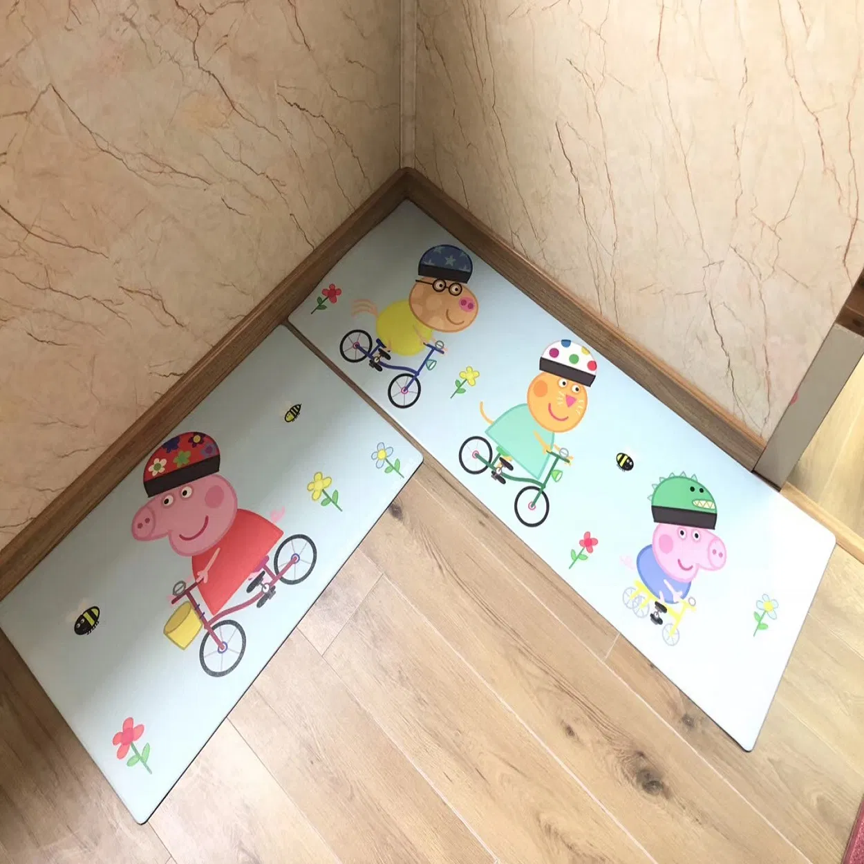 PVC Printed Kitchen Mats with Modern Style Inkjet Kitchen Mat
