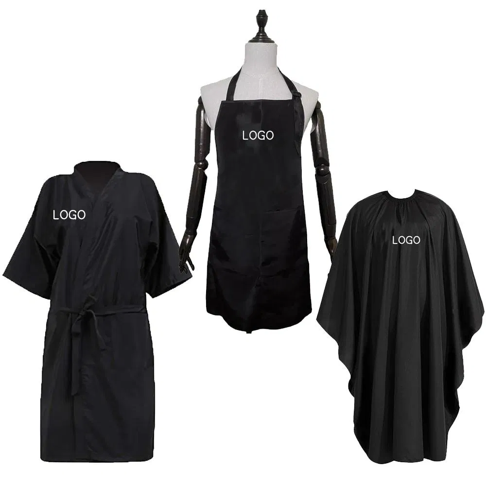 Custom Barber Logo Beauty Hairdresser Cutting Waterproof Salon Apron
