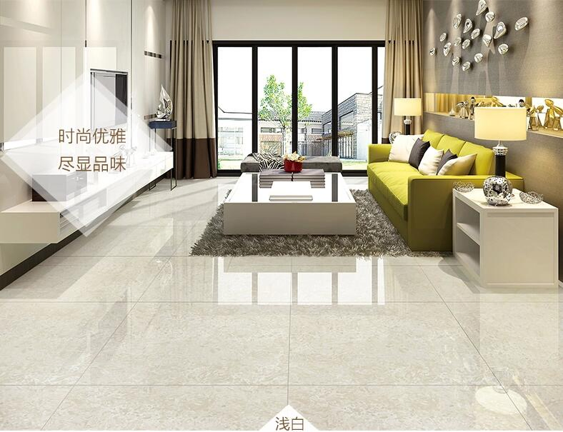 Polished Porcelain Vitrified Tulip Floor Tile Ceramic Floor Tile (600*600mm 800*800mm)