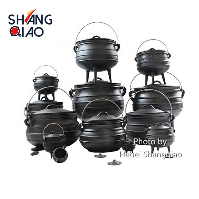 Чугунный котелок Potjie с тремя ножками, 1/4-30#