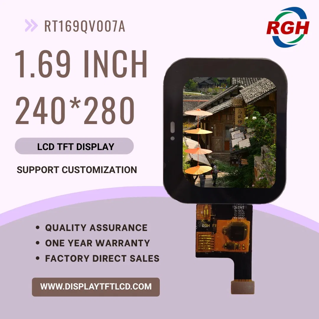 1.69-Inch High-Contrast IPS Color Panel with LCD Display