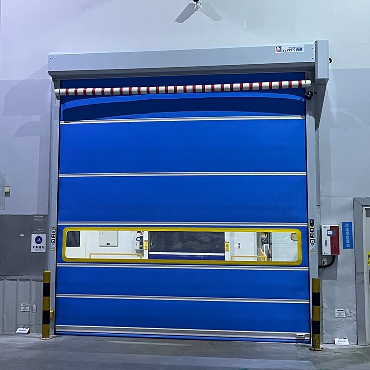 High Quality Automatic Operated PVC High Speed CE Certificate Roll Shutter Door