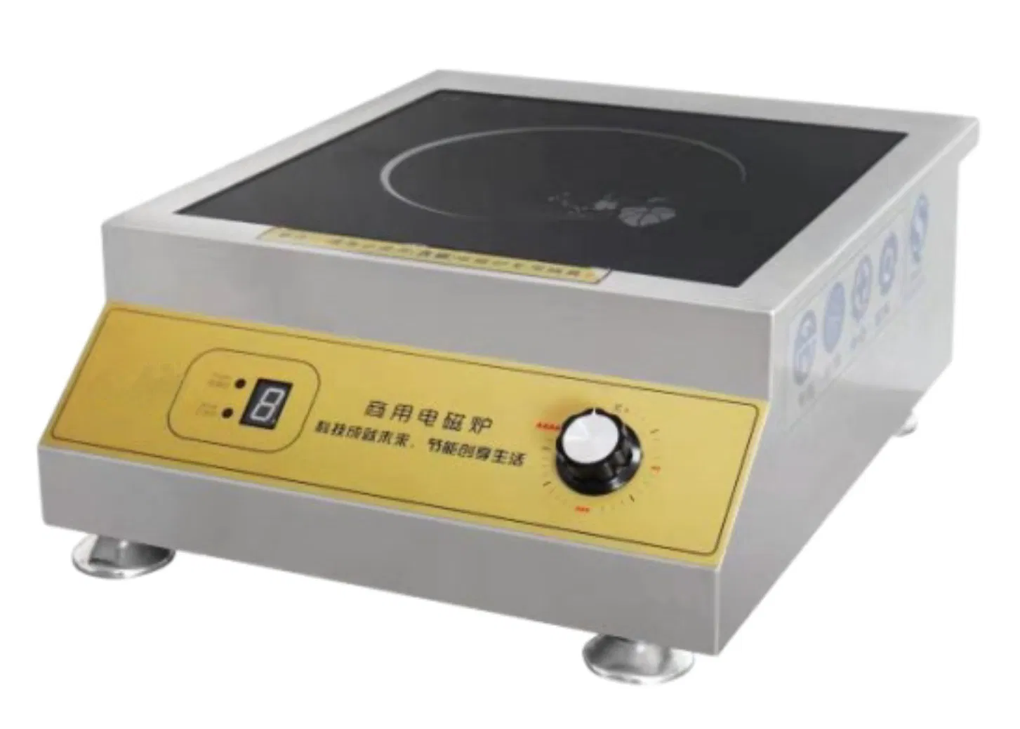 3.5kw 5kw Desktop Induction Cooker Commercial Flat Top Panel Electromagnetic Cooker
