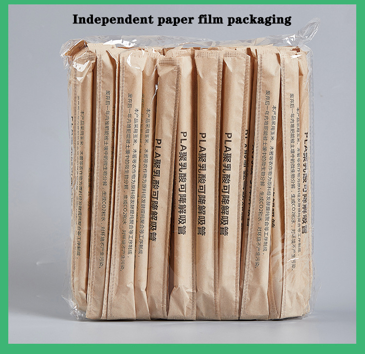 Eco Friendly Compostable Biodegradable Manufacturer Price PLA Straws for Party