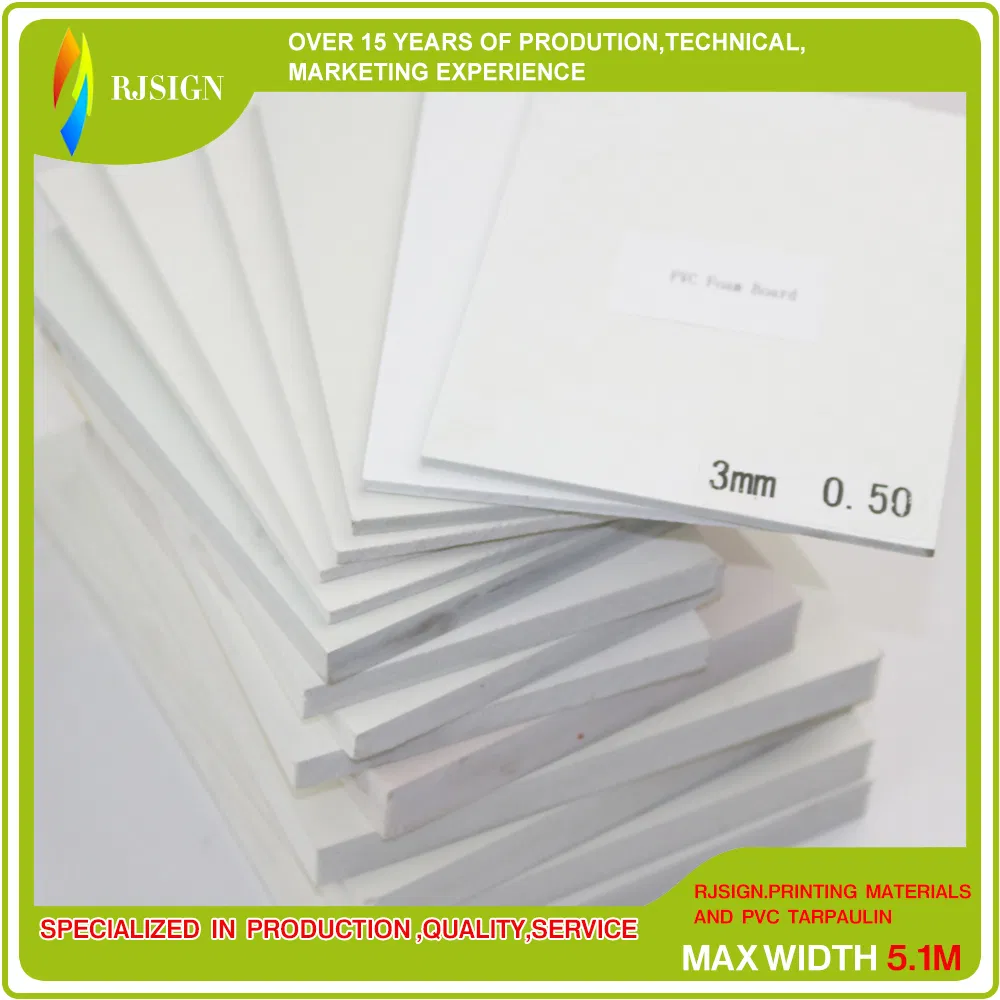 White Color Squared PVC Material A4 Foam Board