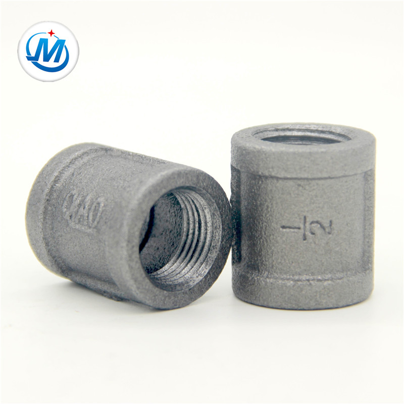 NPT Thread Equal Female 3/4"Size Malleable Iron Gas Connection Pipe Fitting Coupling