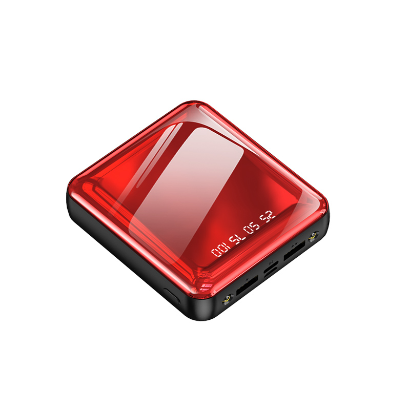 Portable Mini Power Bank 20000mAh 10000mAh Charger Ultra Slim Power Bank 2 USB Port for Cell Phone with LED