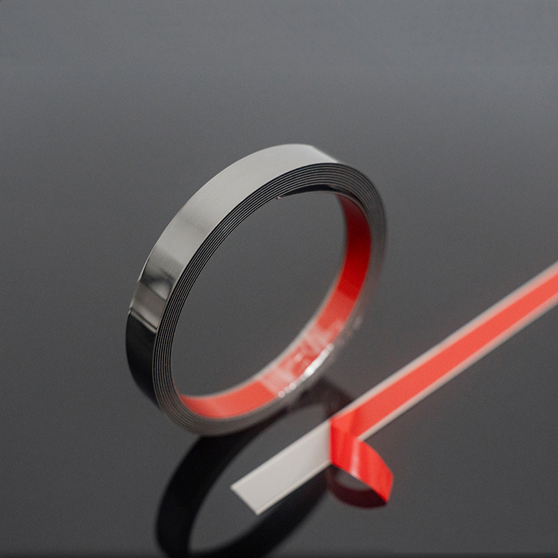 Self-Adhesive Stainless Steel Edge Banding Strip Seamless Trim for Furniture & Decor