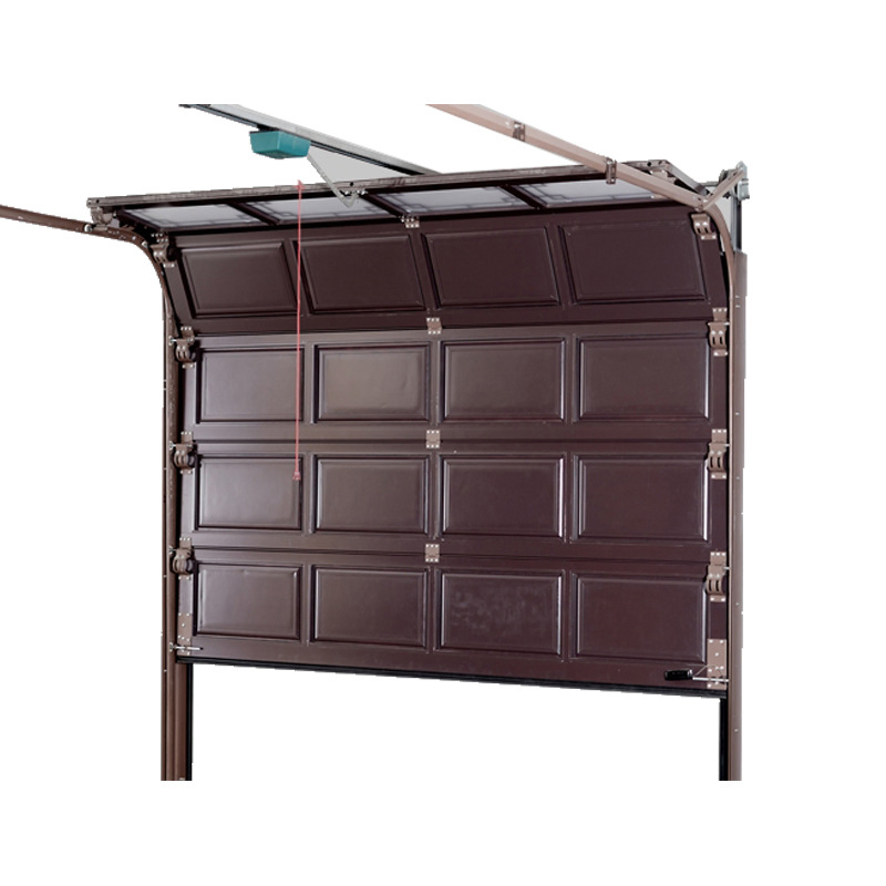 European-Style Aluminum Alloy Sectional Garage Door - Electric, Anti-Theft, Automatic & Smart Remote-Controlled, for Luxury Villas