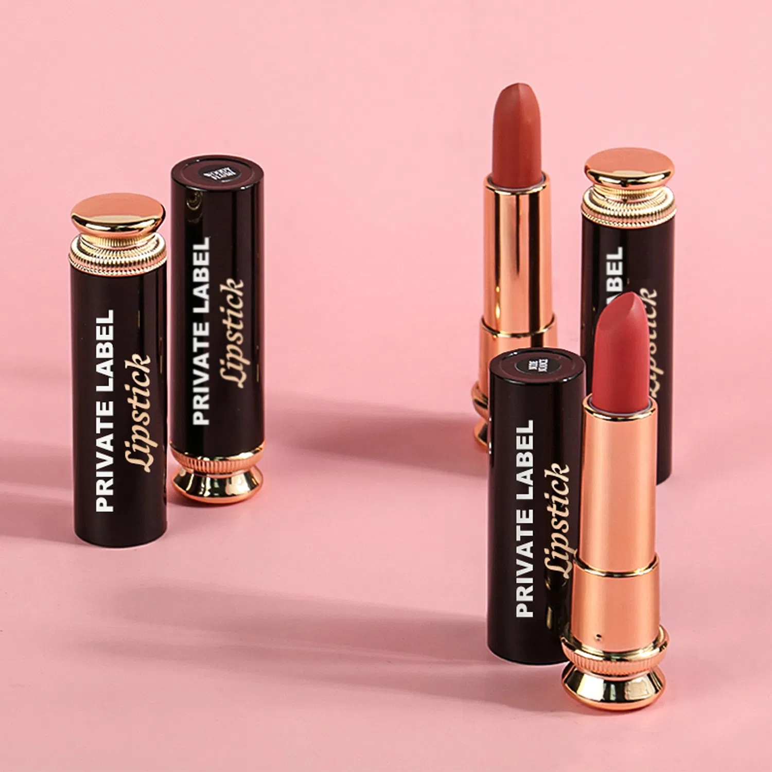 Stock Cosmetic Wholesale Custom Long Lasting Glaze Cruelty Free Lipstick